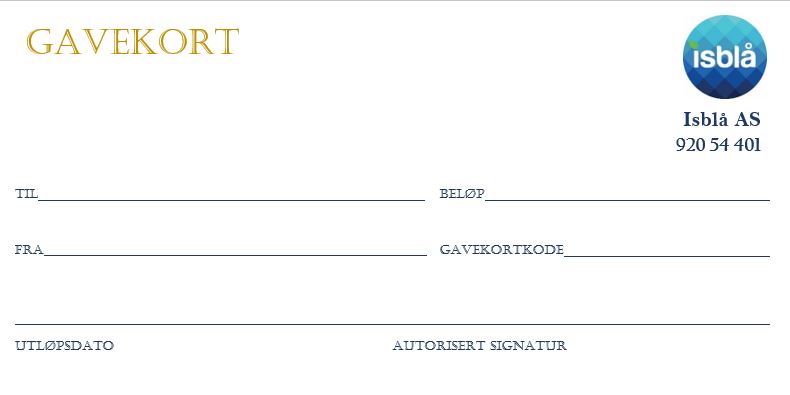 Gavekort 4: 1500 kr - Bilde 2