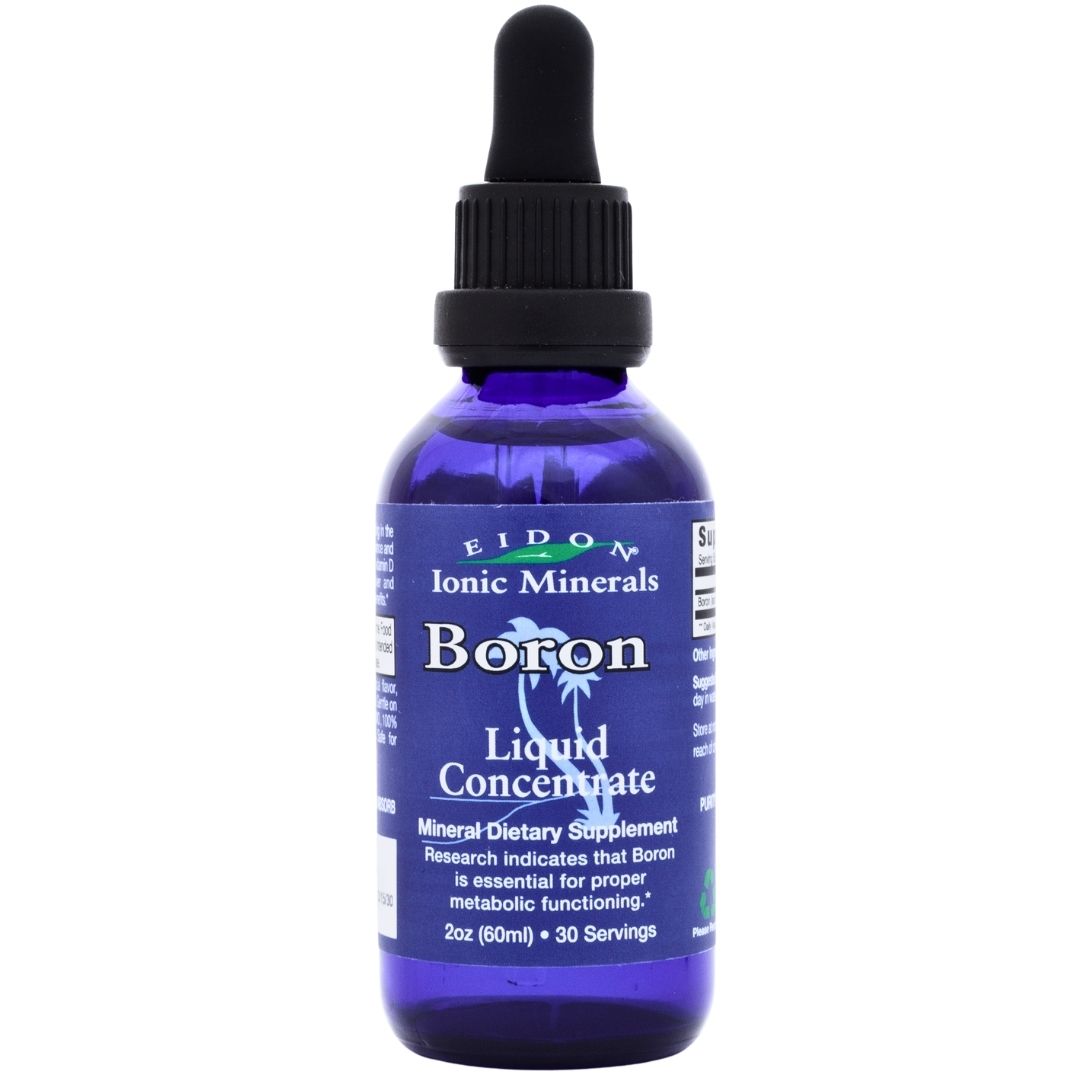 Flaske med Eidon Ionic Minerals Boron Liquid Concentrate (60 ml)