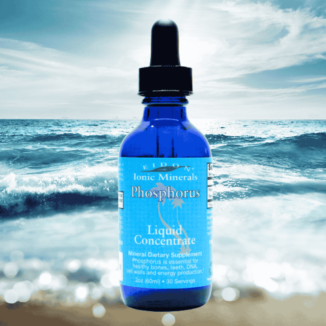 Flytende kosttilskudd med fosfor – Eidon Ionic Minerals 60 ml, vegansk og uten tilsetningsstoffer
