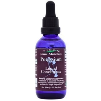 Flaske med Eidon Ionic Minerals Kalium flytende