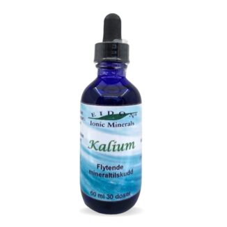 Flaske med Eidon Ionic Minerals Kalium flytende