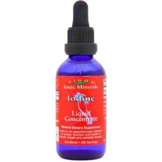 Flaske med Eidon Selen flytende mineraltilskudd (60 ml) og pipette