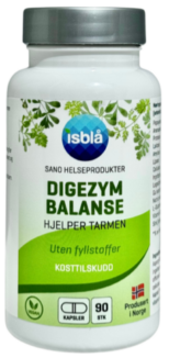 Digezym Balanse 90 veganske kapsler — enzym- og urteblanding for fordøyelseskomfort