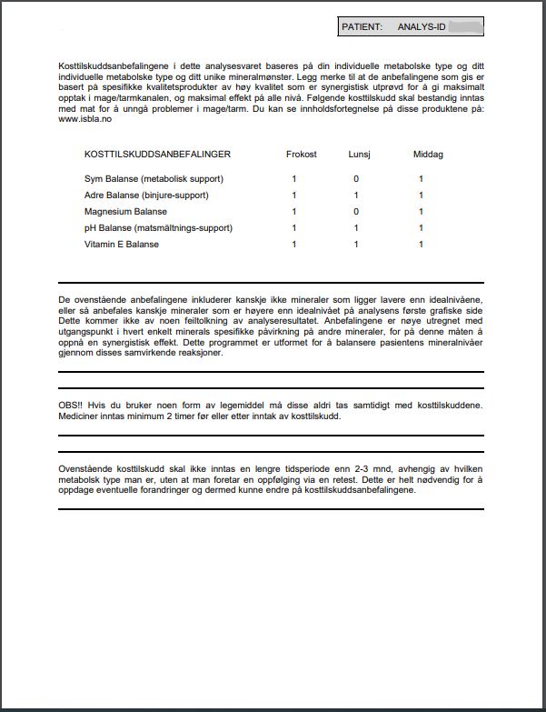 Hårmineralanalyse med rapport for hund - Bilde 6