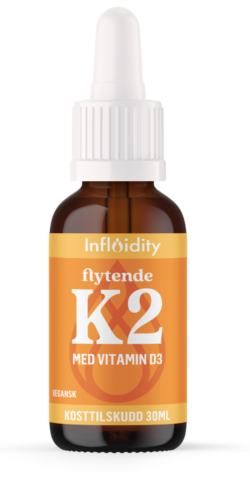 Flytende K2 med vitamin D3, 30 ml