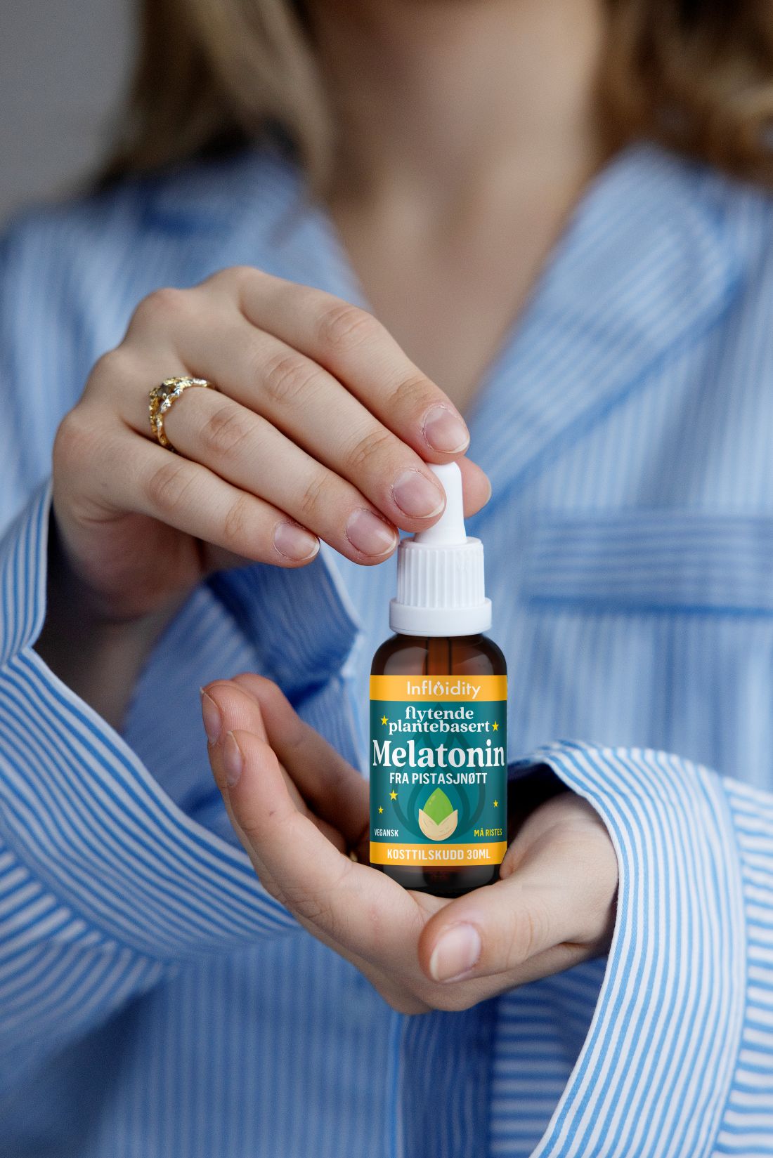 Flytende plantebasert Melatonin fra pistasjnøtt - Best før 04/2026 - Bilde 3