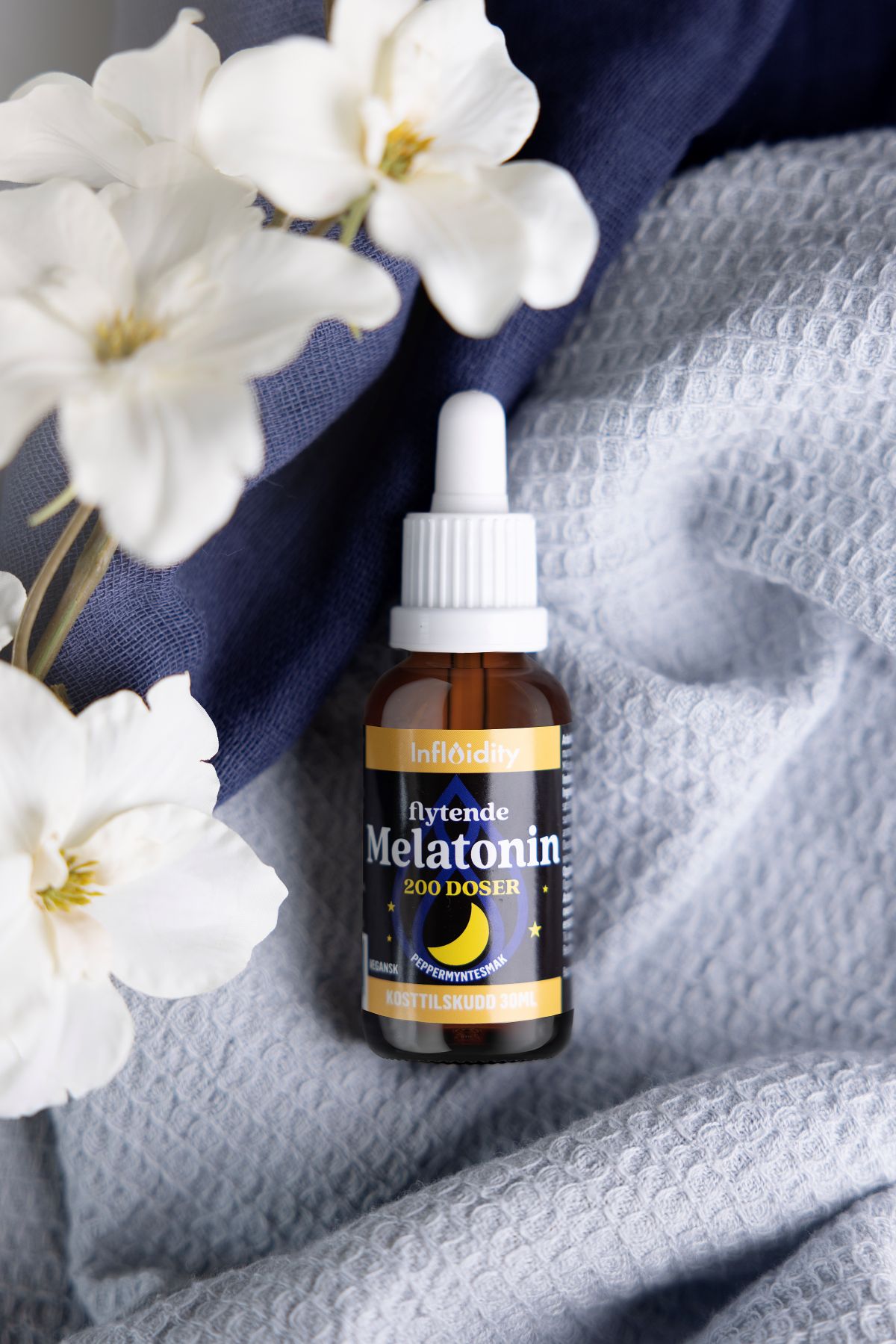 MSM - Flytende Melatonin 200 doser, 30 ml, peppermyntesmak - Bilde 2