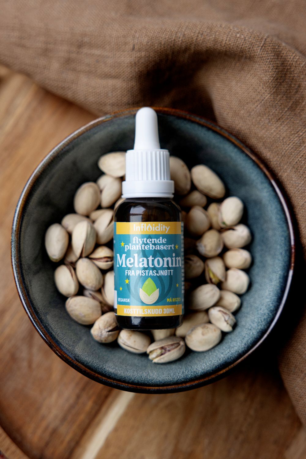 Flytende plantebasert Melatonin fra pistasjnøtt - Best før 04/2026 - Bilde 2