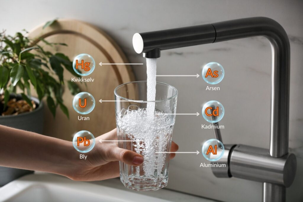 tungmetaller i vann